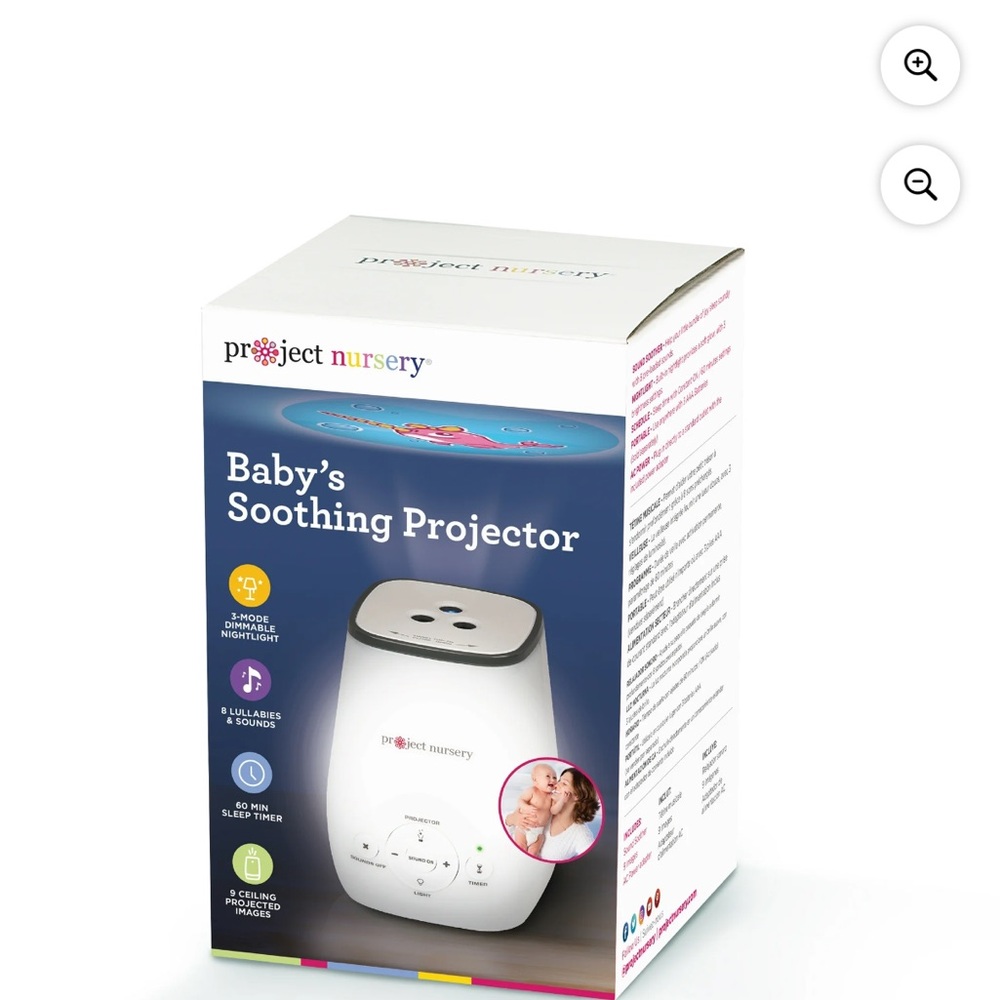 Project Nursery White Baby's Soothing Projector
